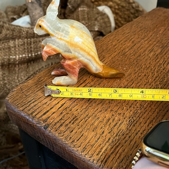 Onyx marbled Kanagroo figurine vintage - Picture 5 of 5